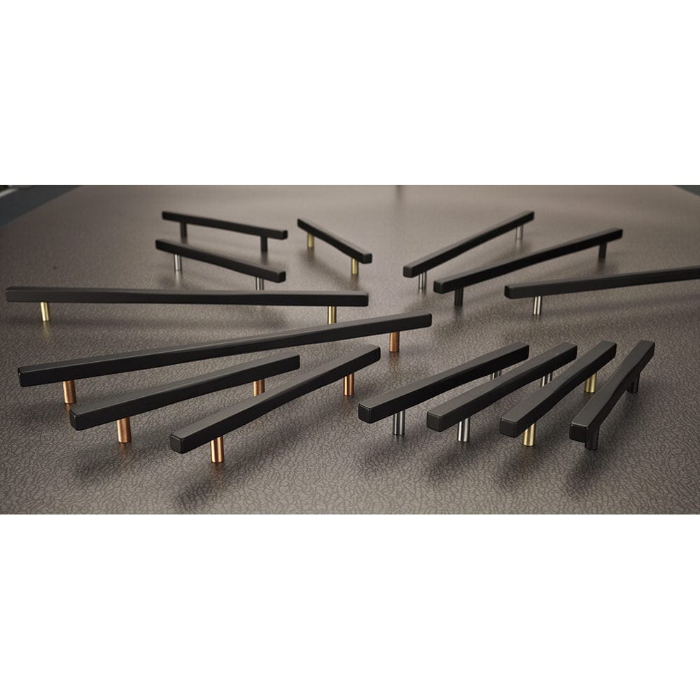 Contemporary Pull, 6-5/16" Center-to-Center, Matte Black alt 0