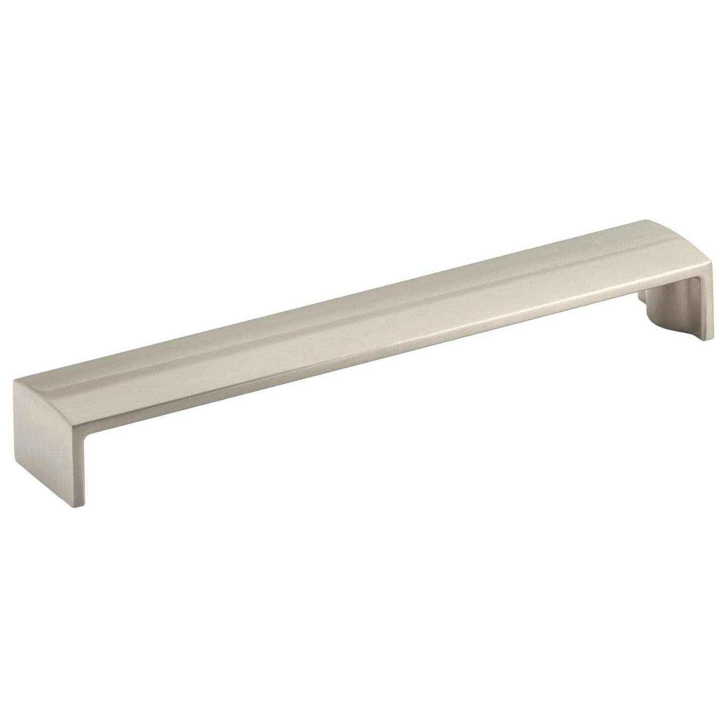Contemporary Pull, 7-9/16" Center-to-Center, Brushed Nickel alt 0