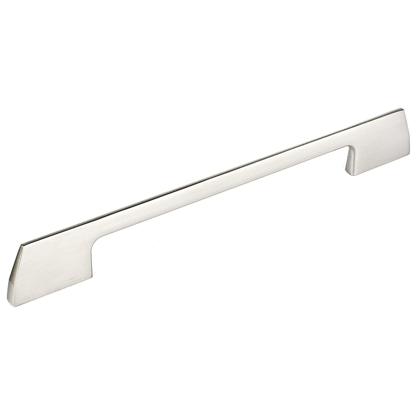 Contemporary Pull, 7-9/16" Center-to-Center, Brushed Nickel alt 0