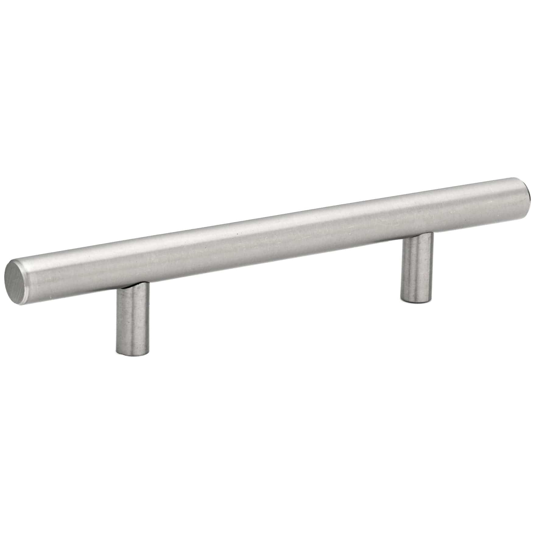 Contemporary Pull, 4-1/8" Center-to-Center, Stainless Steel, Antibacterial alt 0
