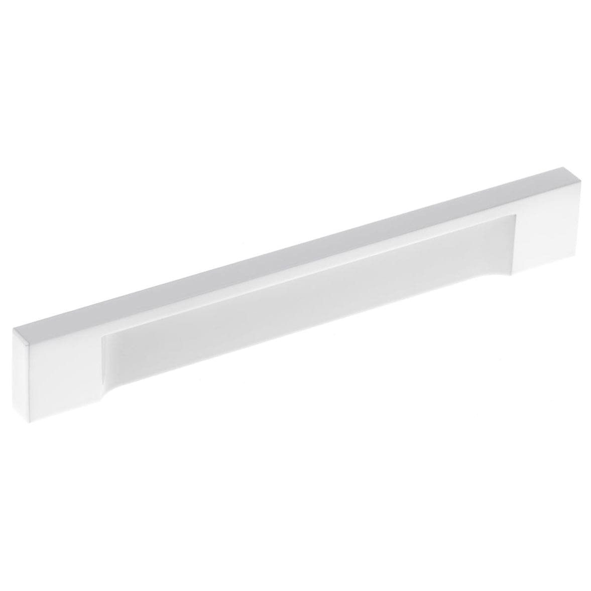 Contemporary Pull, 5-1/16" Center-to-Center, White alt 0