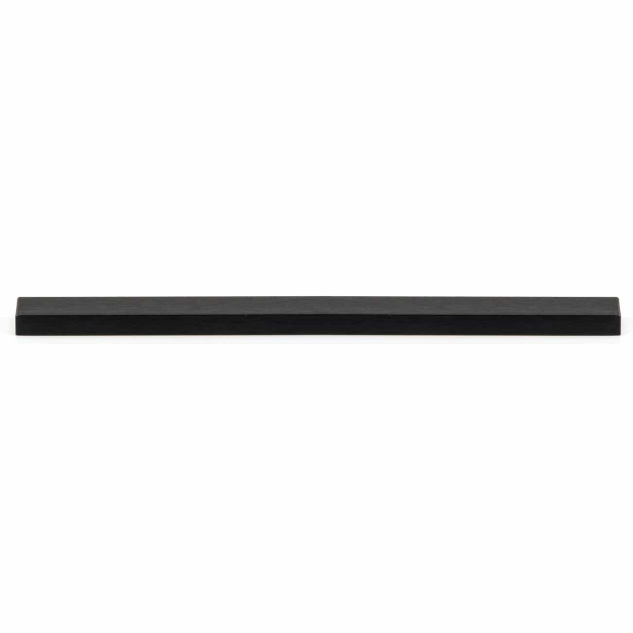 Contemporary Pull, 7-9/16" Center-to-Center, Brushed Black alt 0