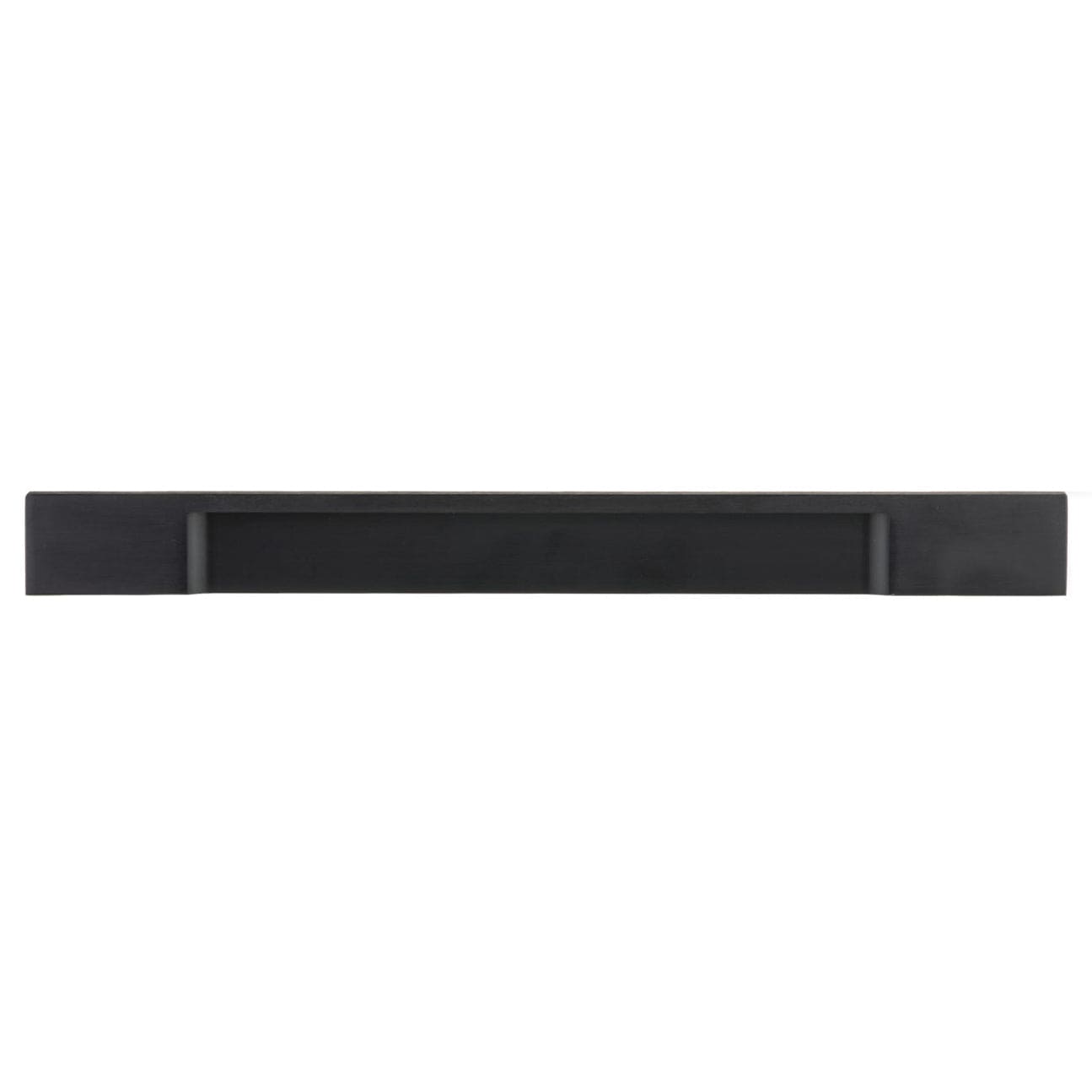 Contemporary Pull, 7-9/16" Center-to-Center, Brushed Black alt 0