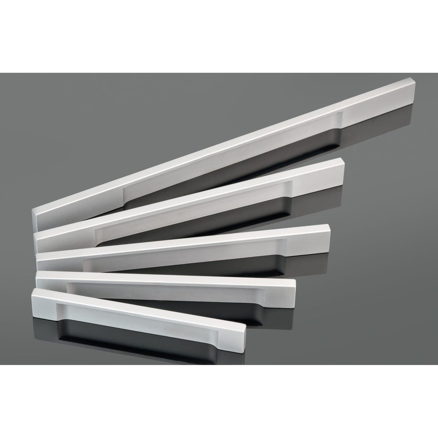 Contemporary Pull, 12-5/8" Center-to-Center, Aluminum alt 0