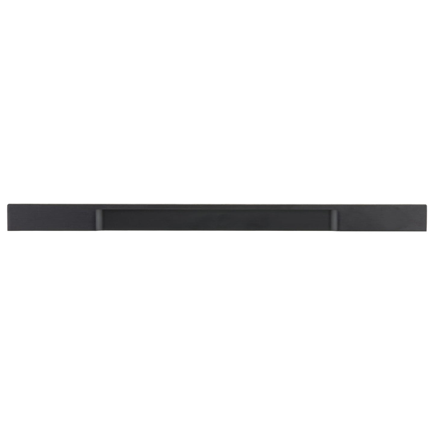 Contemporary Pull, 12-5/8" Center-to-Center, Brushed Black alt 0
