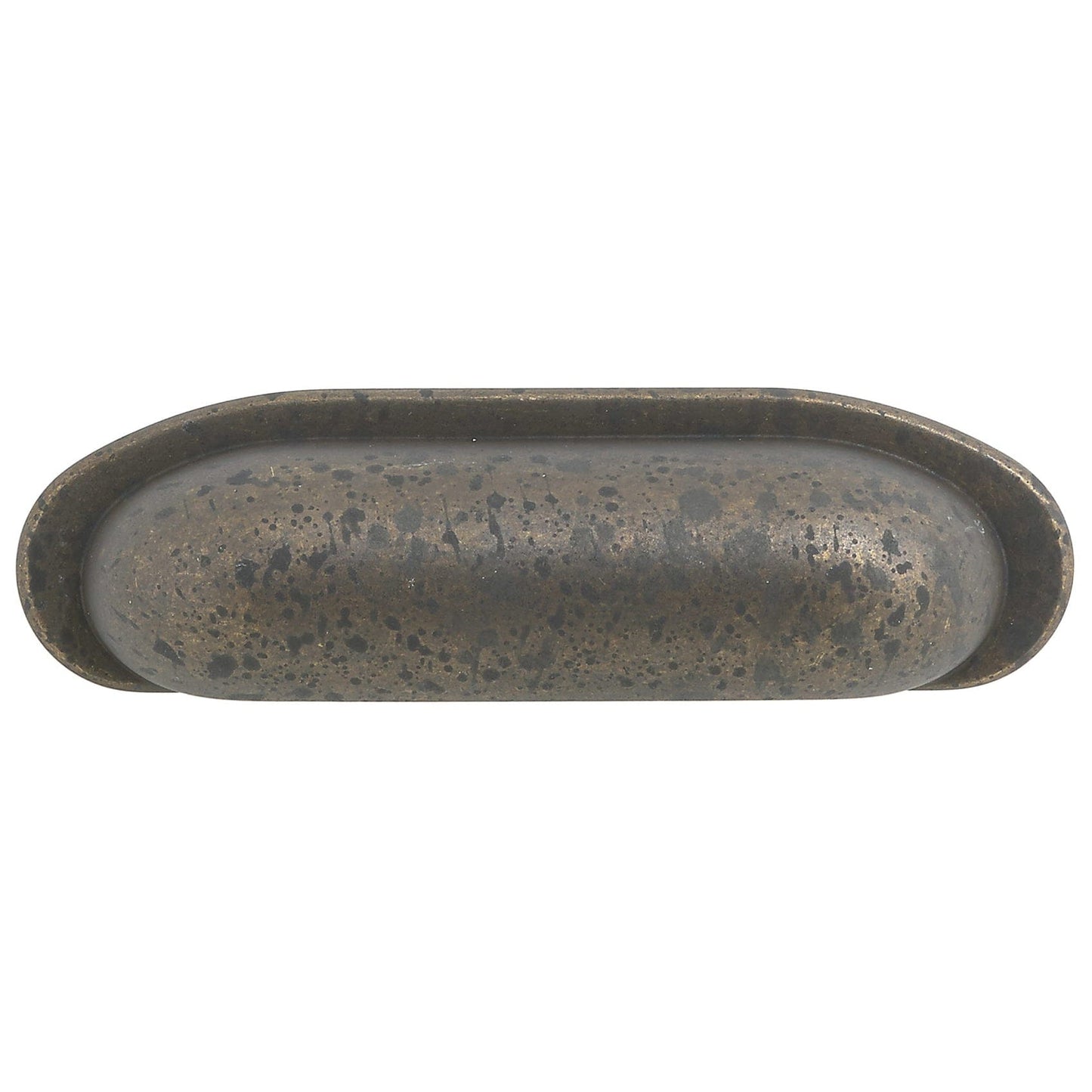 Traditional Cup Pull, 2-1/2" Center-to-Center, Spotted Bronze alt 0