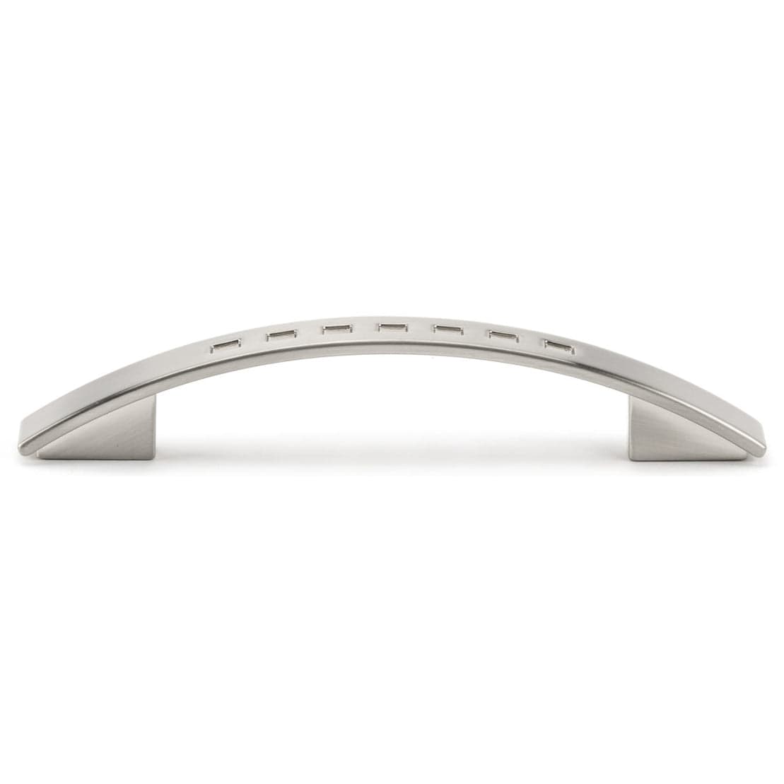 Contemporary Pull, 5-1/16" Center-to-Center, Brushed Nickel alt 0