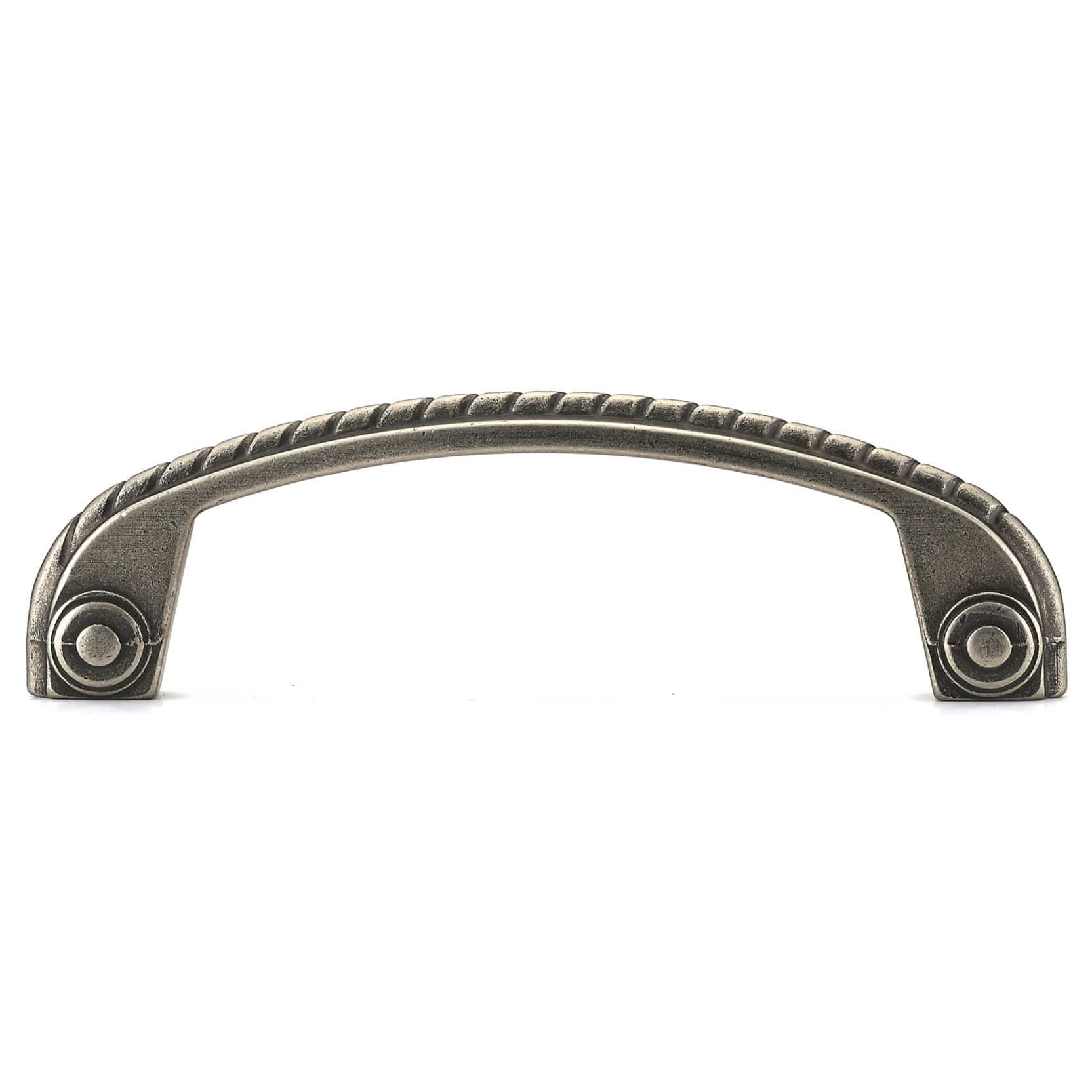 Traditional Pull, 3-3/4" Center-to-Center, Pewter alt 0