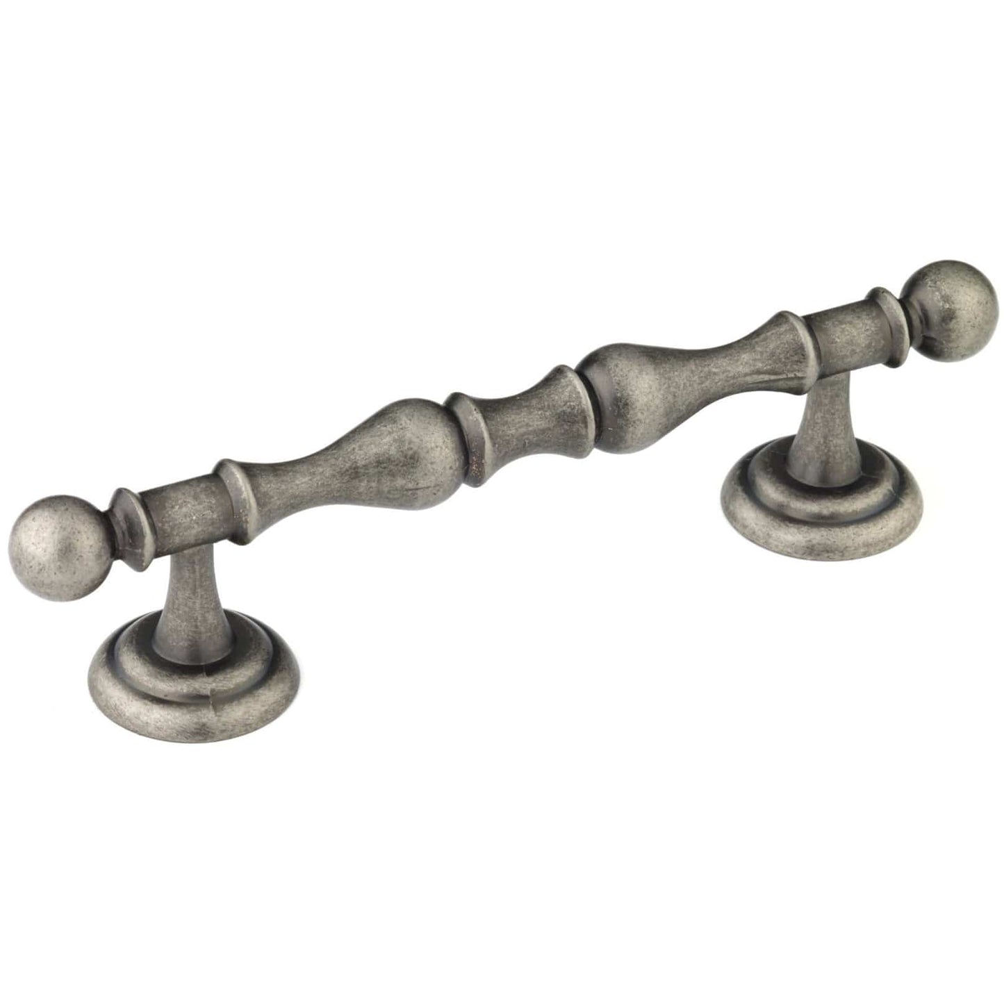 Traditional Pull, 4" Center-to-Center, Pewter alt 0