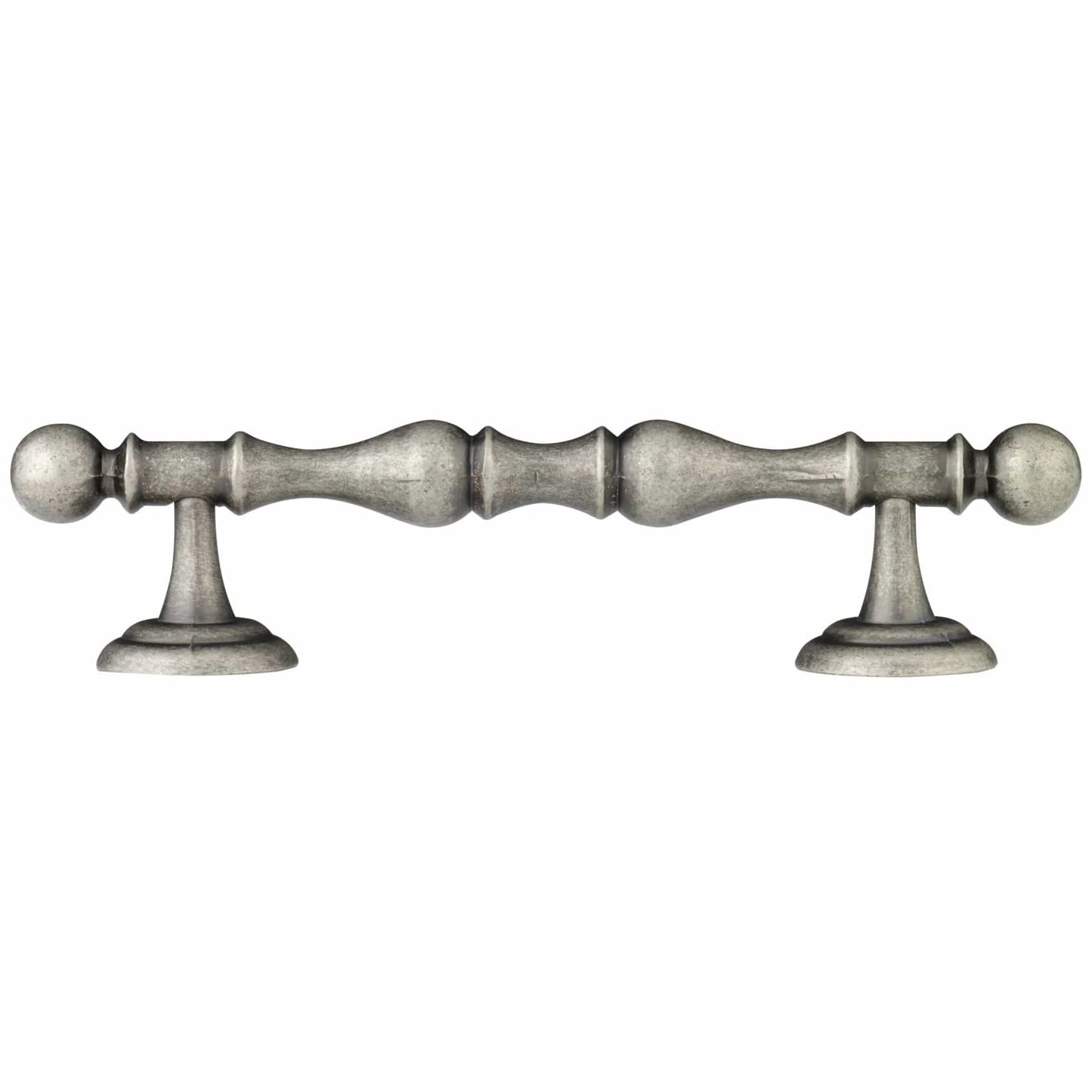 Traditional Pull, 4" Center-to-Center, Pewter alt 0