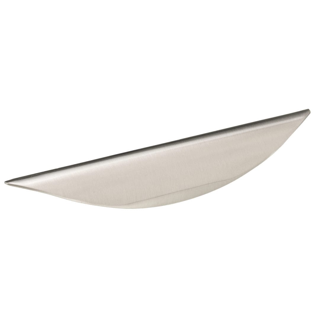 Contemporary Pull, 3-3/4" Center-to-Center, Brushed Nickel alt 0