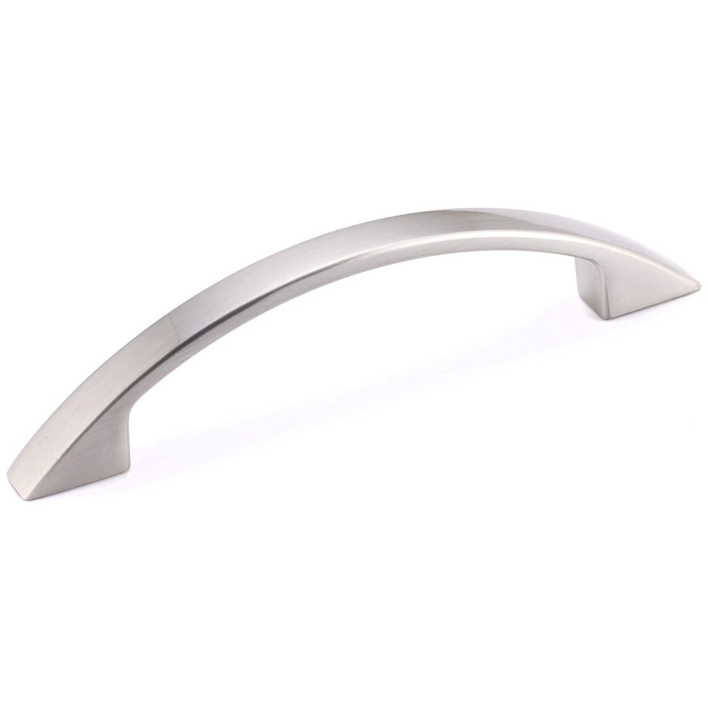 Contemporary Pull, 3-3/4" Center-to-Center, Brushed Nickel alt 0
