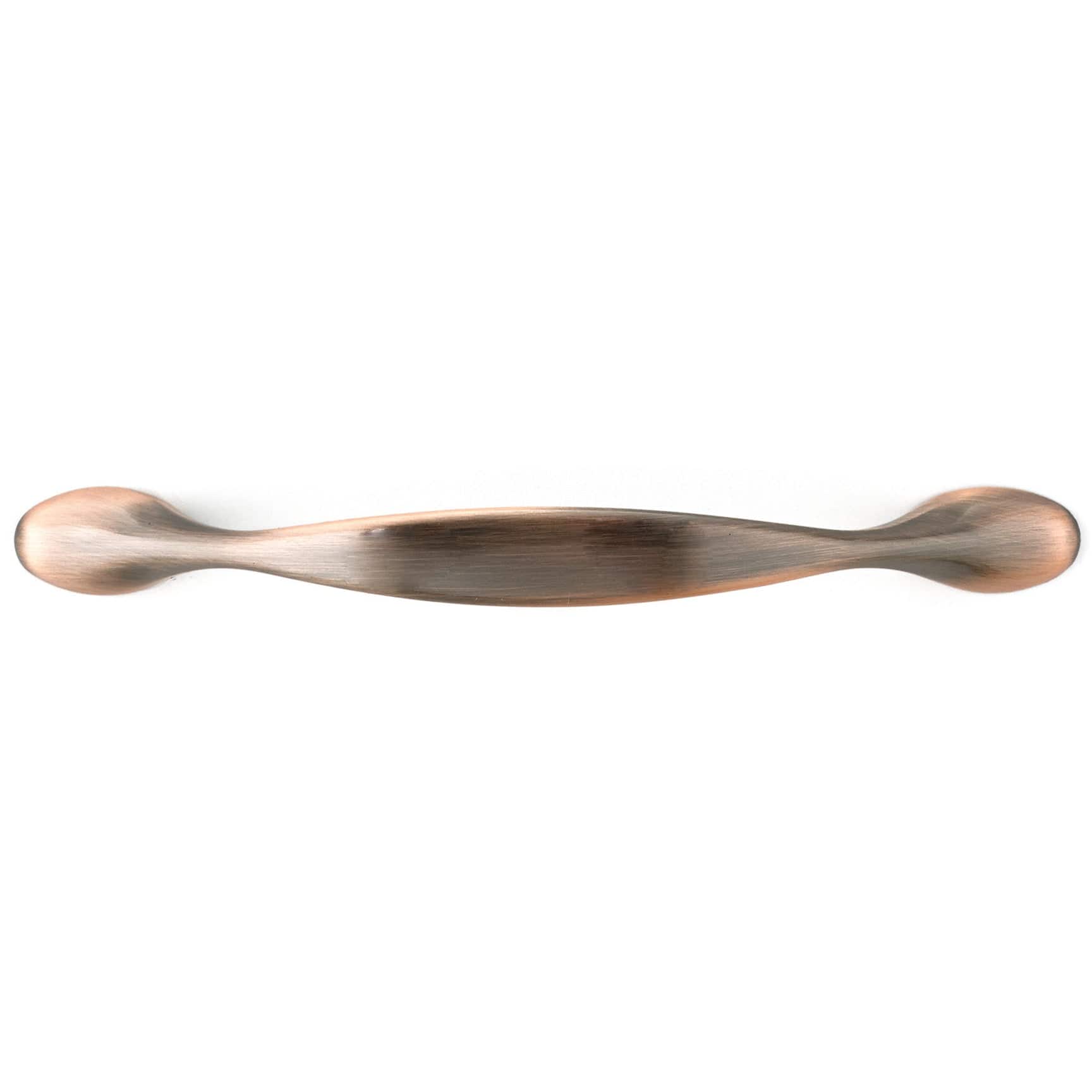 Traditional Pull, 3-3/4" Center-to-Center, Antique Copper alt 0