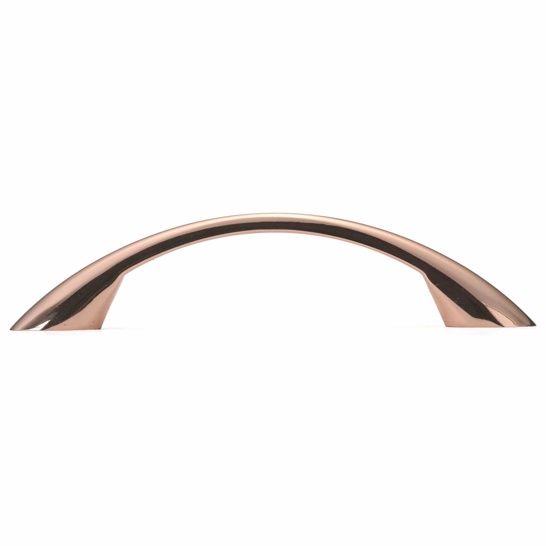 Contemporary Pull, 3-3/4" Center-to-Center, Polished Copper alt 0