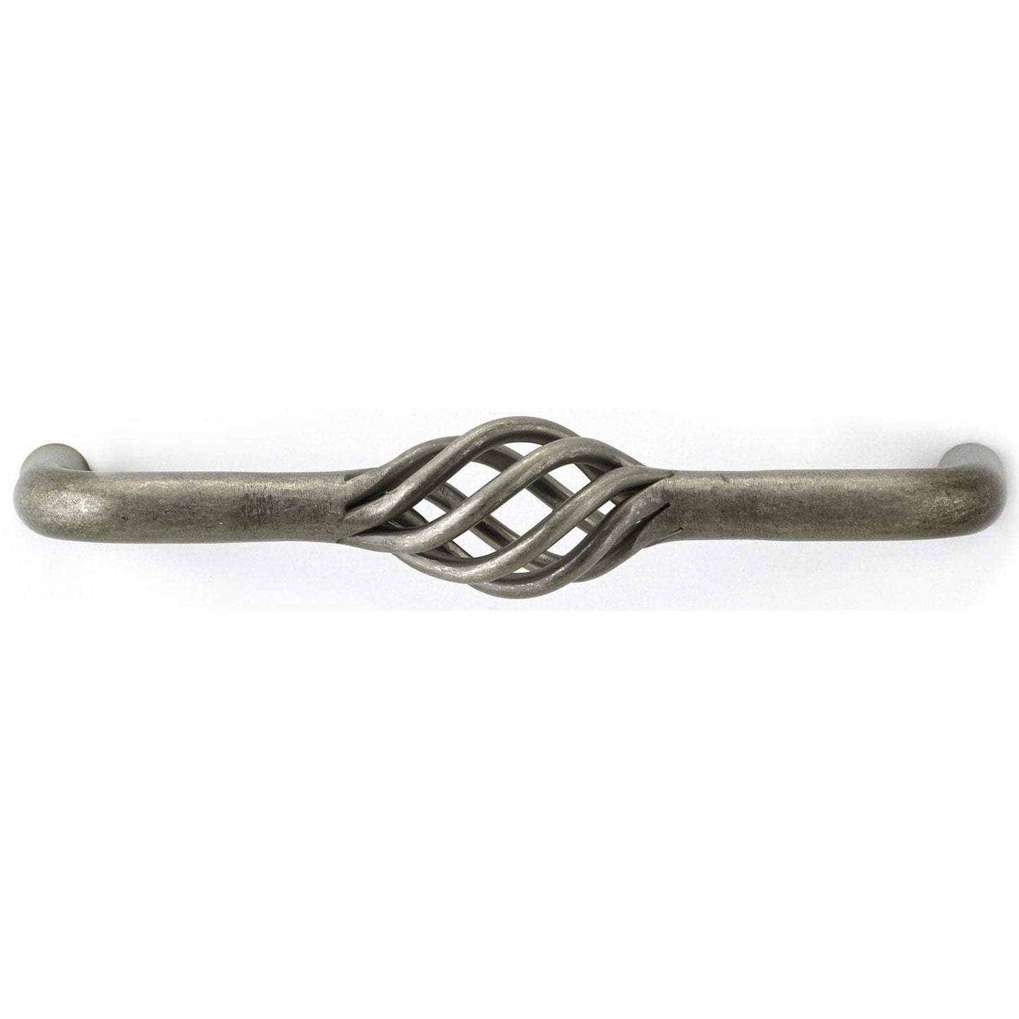Traditional Pull, 4" Center-to-Center, Natural Iron alt 0