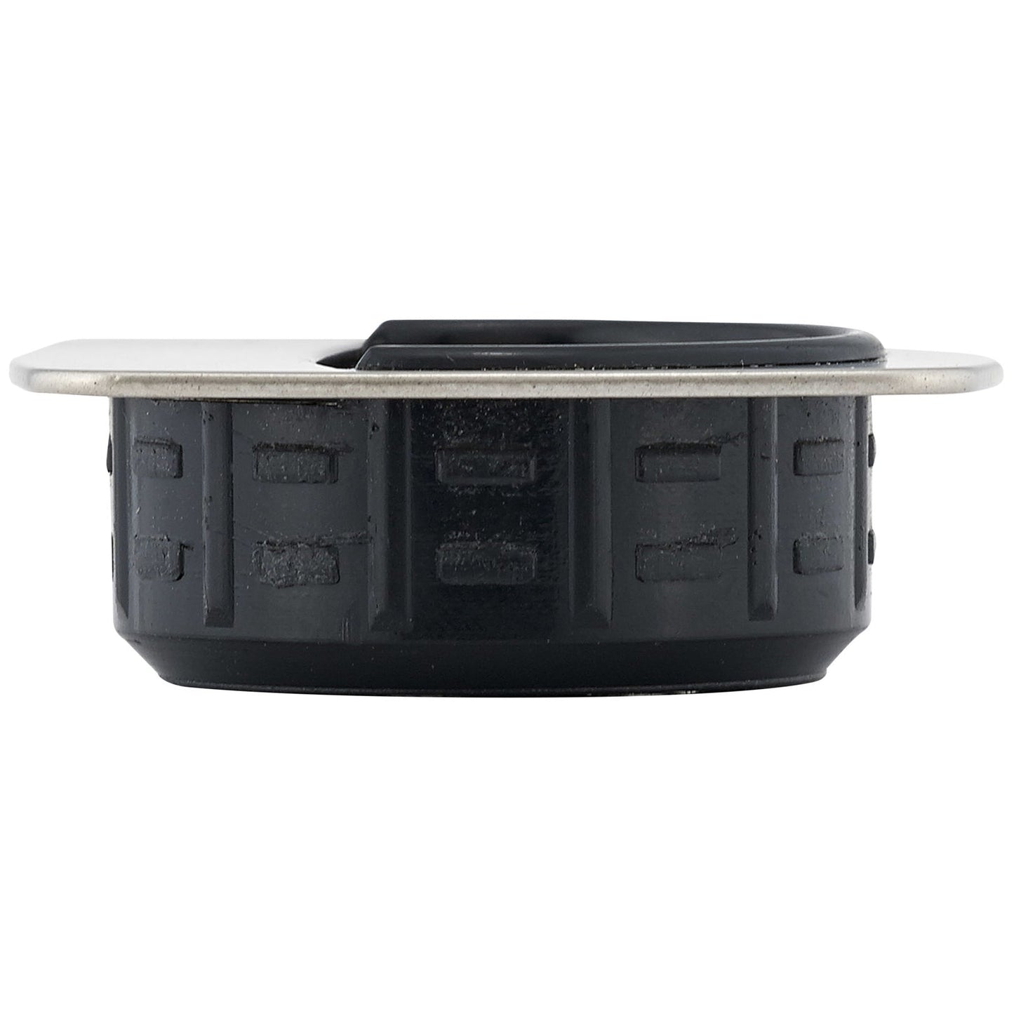 Contemporary Recessed Pull, 1-25/32" x 1-25/32", Brushed Chrome alt 0