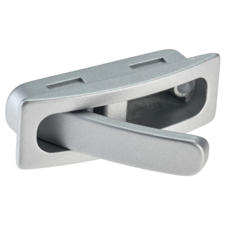 Contemporary Recessed Pull, 1-31/32" x 21/32", Matte Chrome alt 0