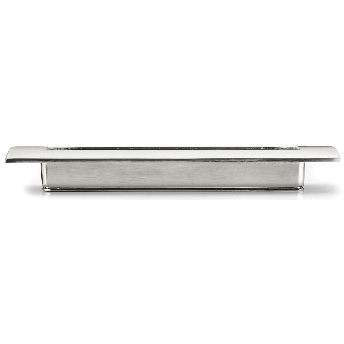 Contemporary Recessed Pull, 5-1/16" Center-to-Center, Brushed Nickel alt 0