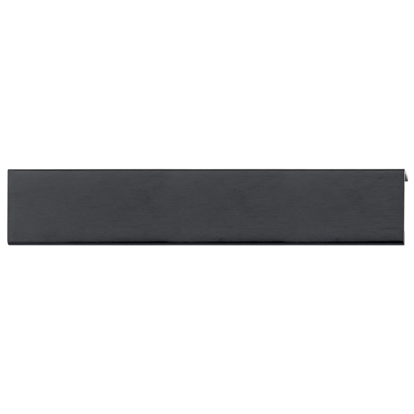 Contemporary Edge Pull, 7-9/16" Center-to-Center, Brushed Black alt 0