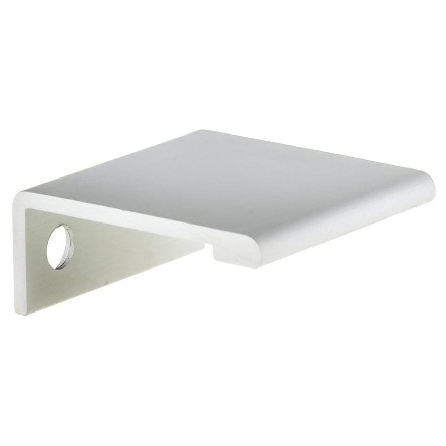 Contemporary Edge Pull, 1" Center-to-Center, Aluminum alt 0