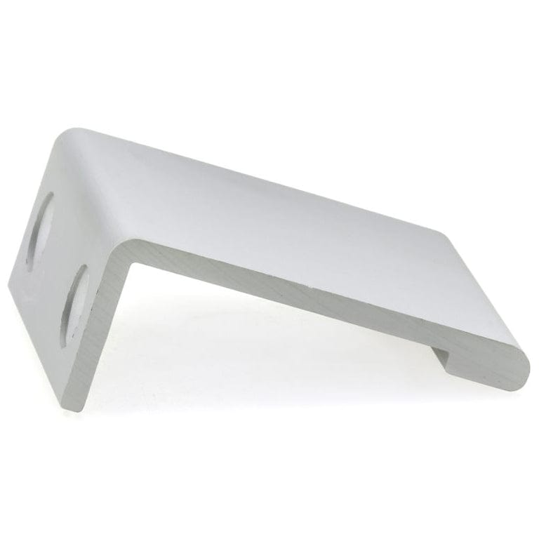 Contemporary Edge Pull, 1" Center-to-Center, Aluminum alt 0