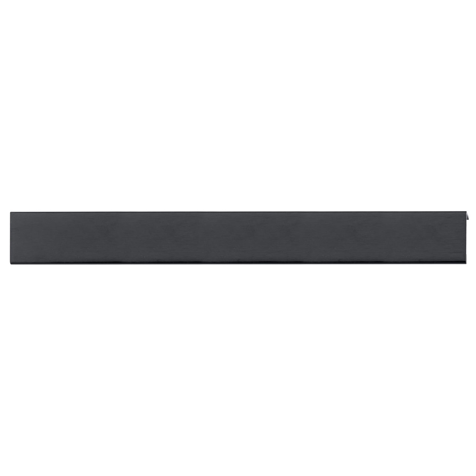 Contemporary Edge Pull, 16-3/8" Center-to-Center, Brushed Black alt 0