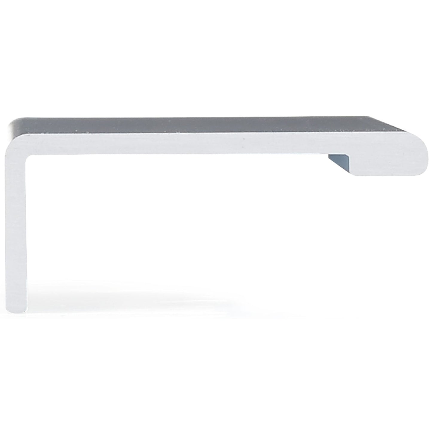 Contemporary Edge Pull, 3-1/8" Center-to-Center, Aluminum alt 0