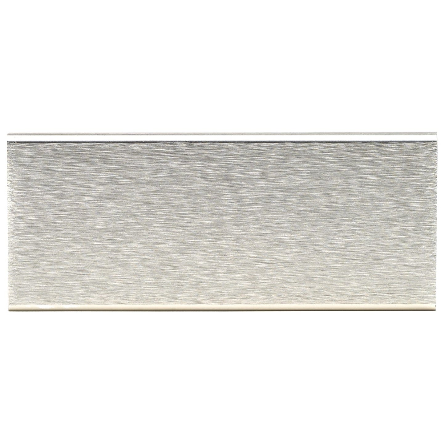 Contemporary Edge Pull, 3-1/8" Center-to-Center, Stainless Steel alt 0