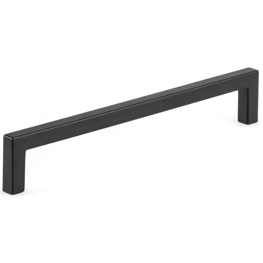 Contemporary Pull, 7-9/16" Center-to-Center, Matte Black alt 0
