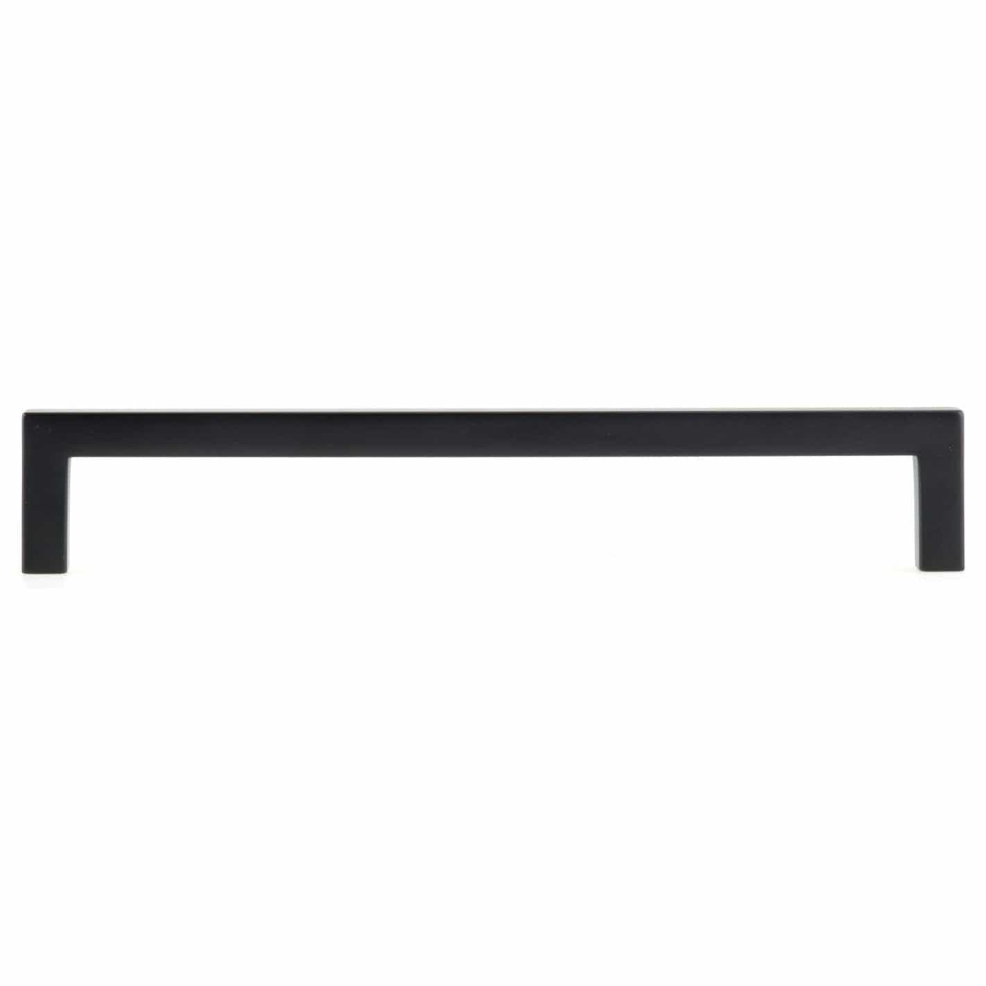 Contemporary Pull, 7-9/16" Center-to-Center, Matte Black alt 0
