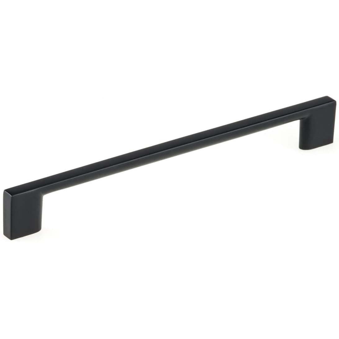 Contemporary Pull, 7-9/16" Center-to-Center, Matte Black alt 0