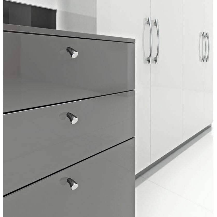 Contemporary Pull, 8-13/16" Center-to-Center, Chrome alt 0