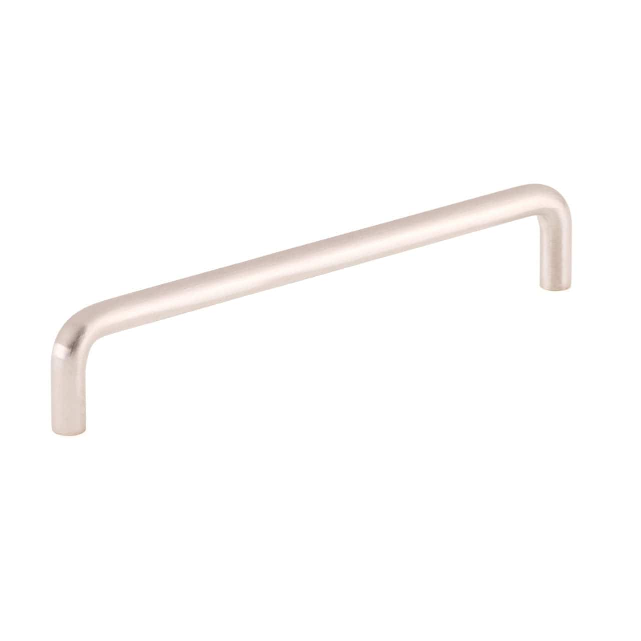 Contemporary Pull, 6-5/16" Center-to-Center, Brushed Nickel, Antimicrobial alt 0