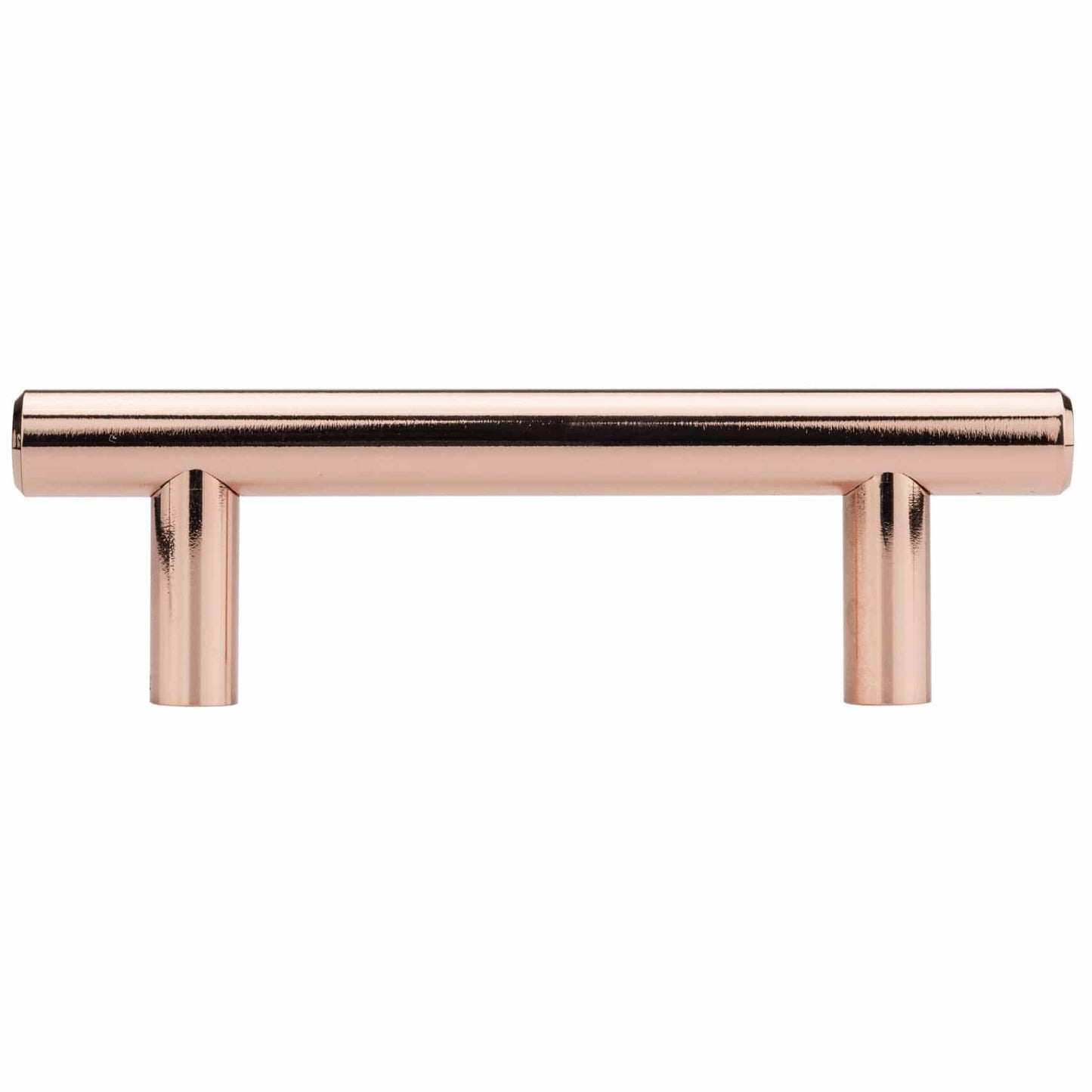 Contemporary Pull, 1/8" Center-to-Center, Polished Copper alt 0