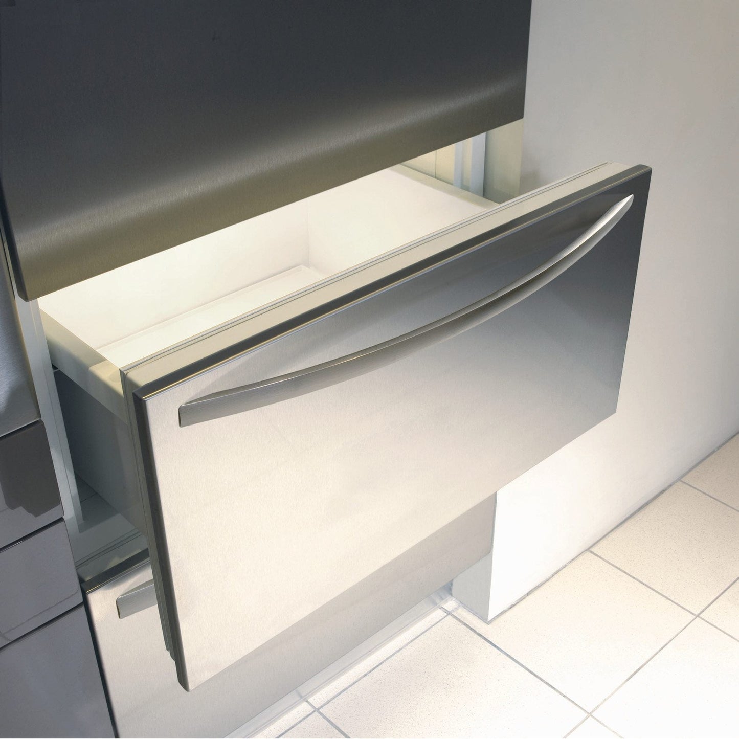 Contemporary Pull, 11-3/8" Center-to-Center, Brushed Black alt 0