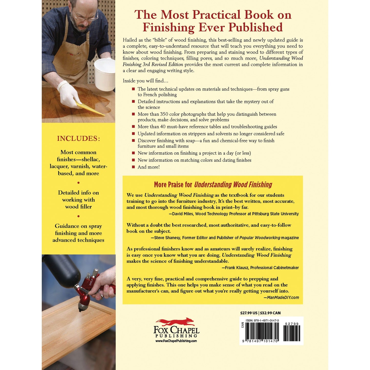 Understanding Wood Finishing, 3rd Revised Edition alt 0