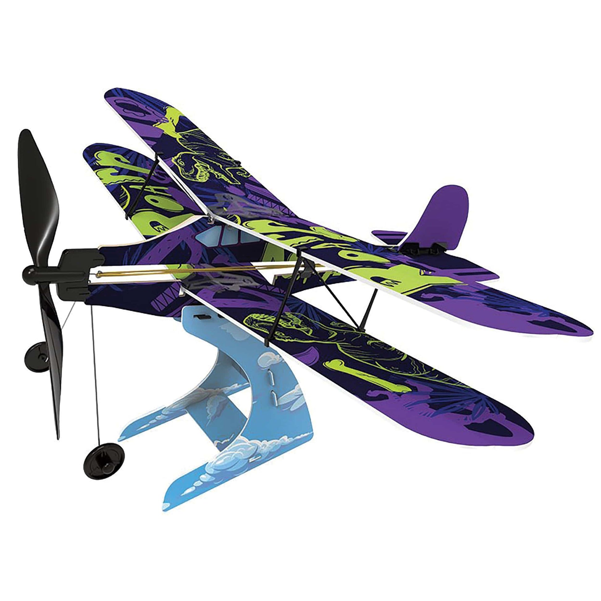 Rubberband Aeroplane Science - Biplane                  alt 0