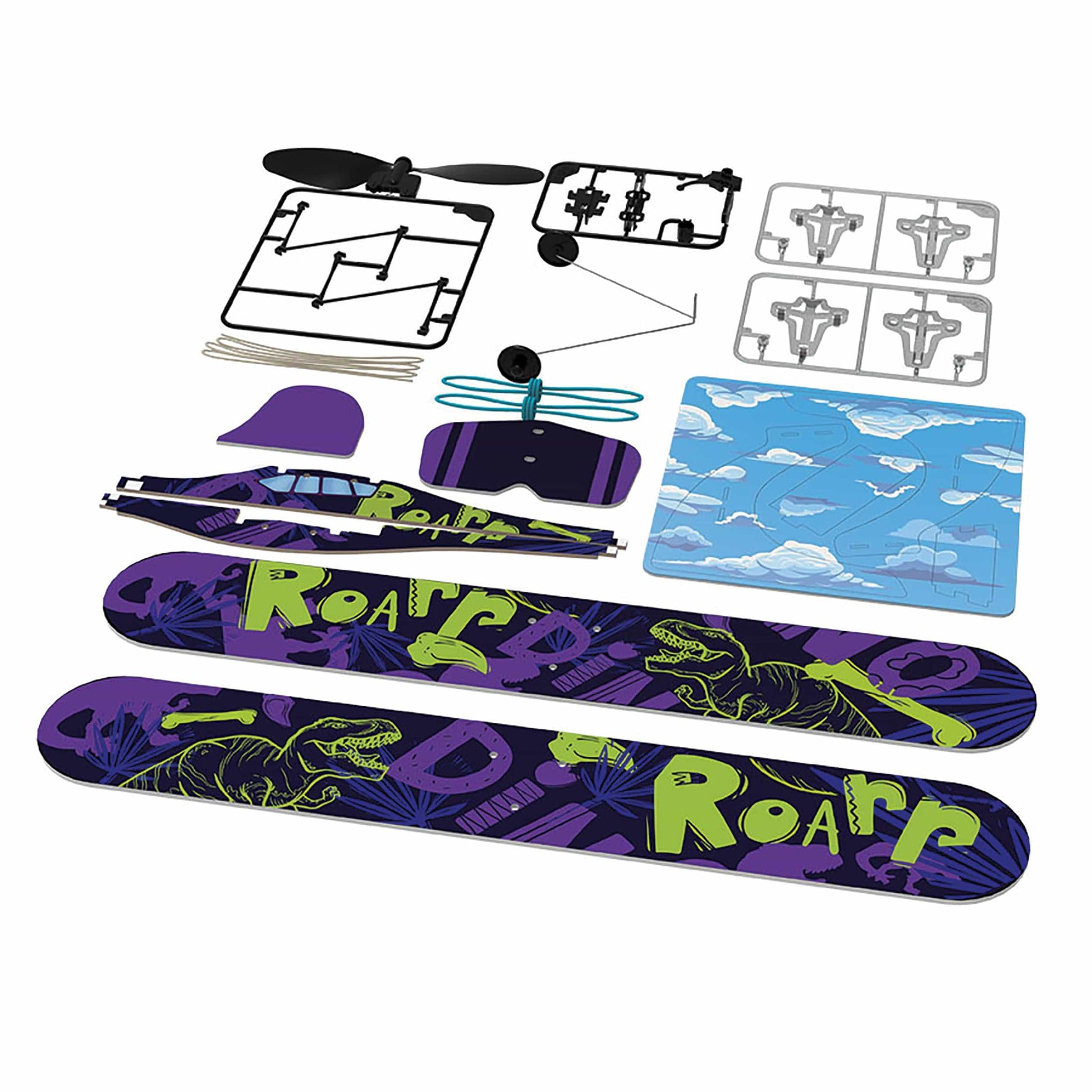 Rubberband Aeroplane Science - Biplane                  alt 3