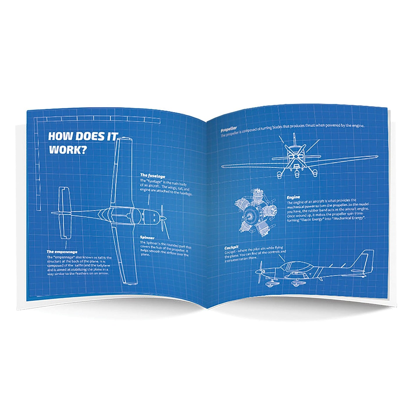 Rubberband Aeroplane Science - Biplane                  alt 5