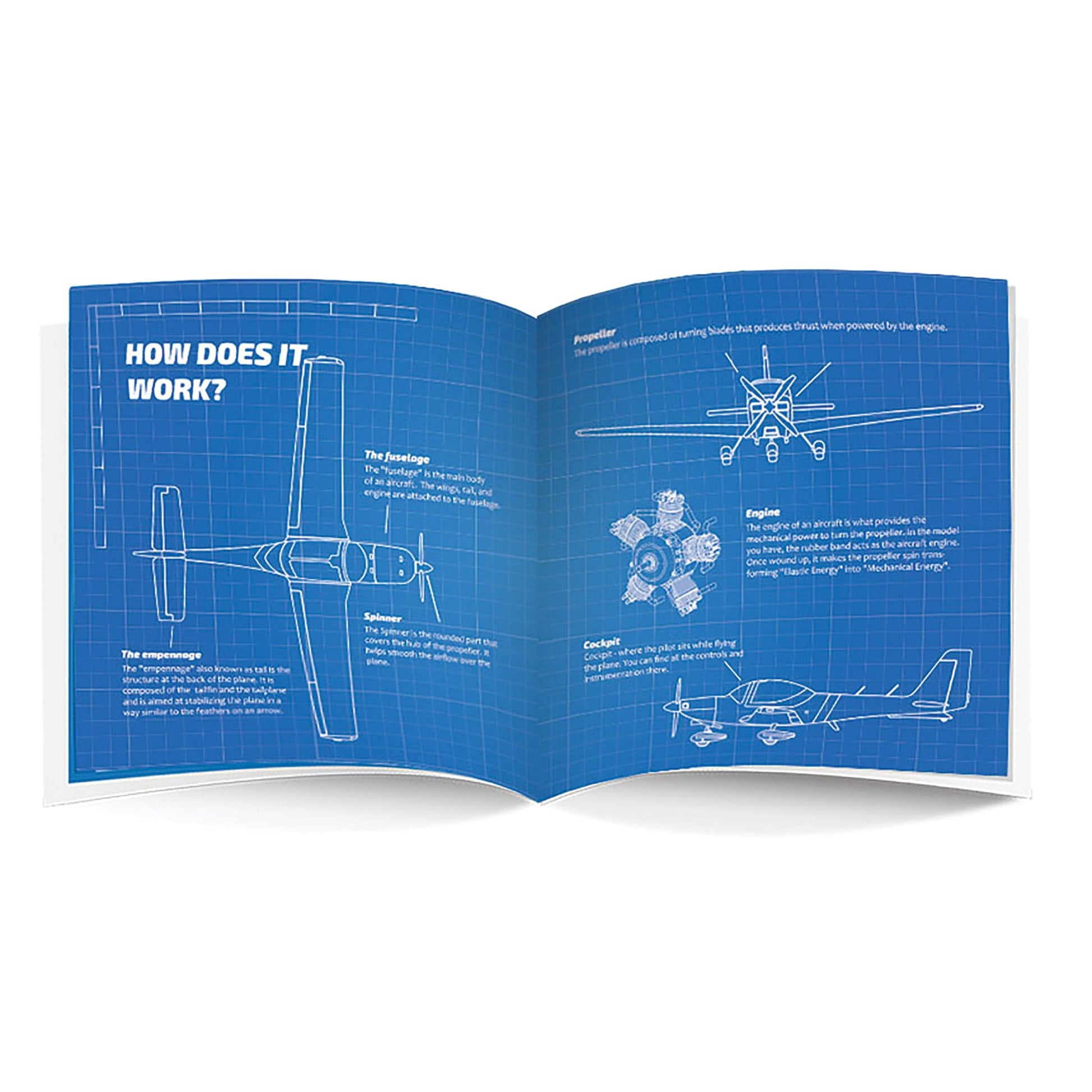 Rubberband Aeroplane Science - Biplane                  alt 5