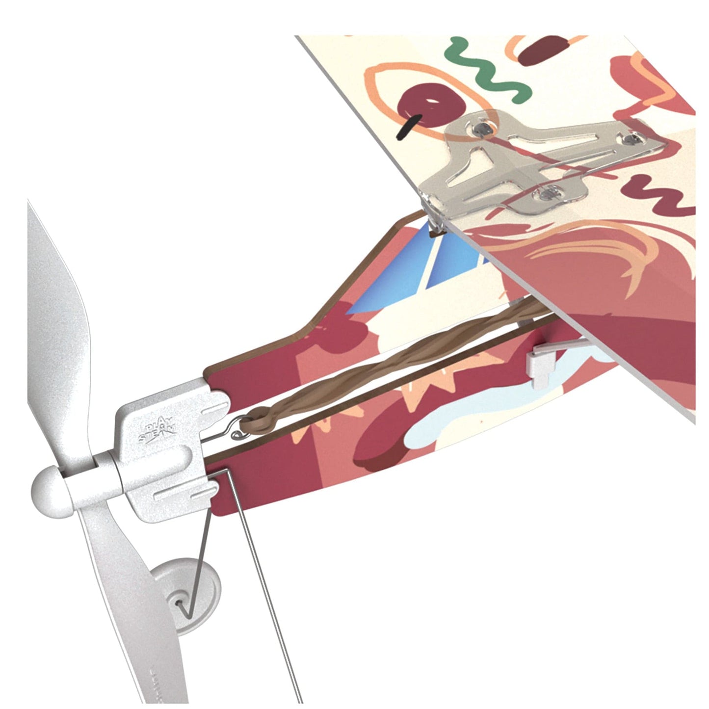 Rubberband Aeroplane Science - High Wing            alt 1