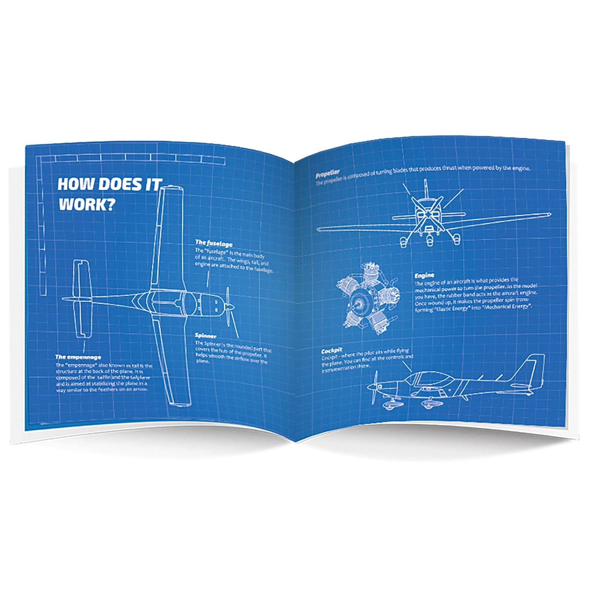 Rubberband Aeroplane Science - High Wing            alt 5