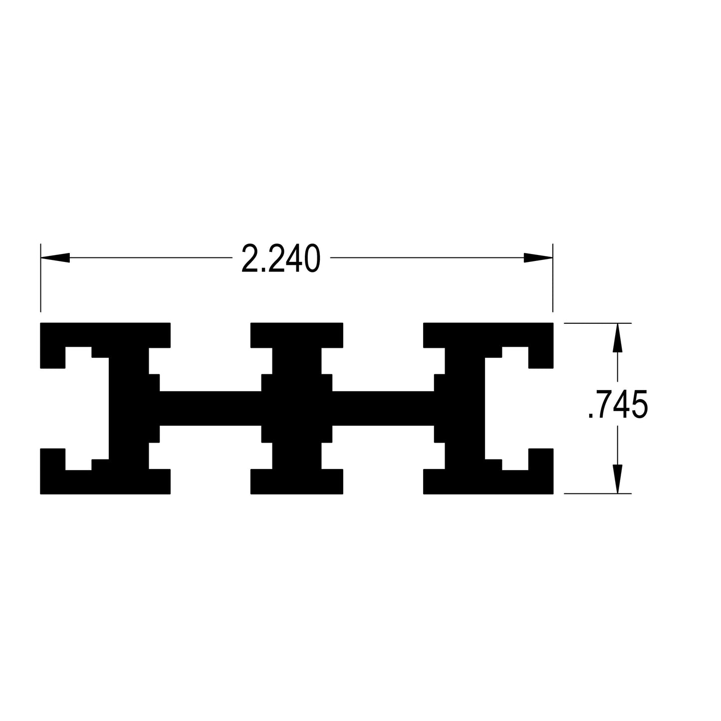 Multi-Track - 3X - 48" alt 0