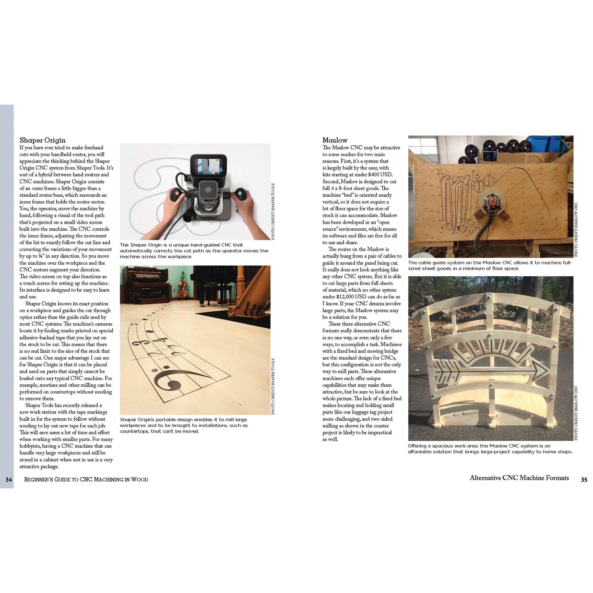 Beginner's Guide to CNC Machining in Wood: Understanding the Machines, Tools, and Software, Plus Projects to Make alt 0