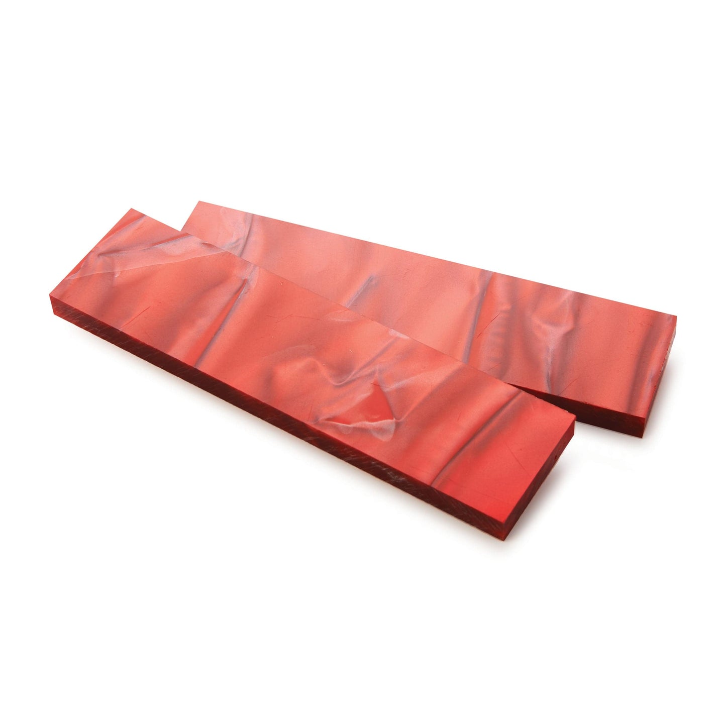 Acrylic Knife Scale 10mmx40mmx153mm Red Rage alt 0
