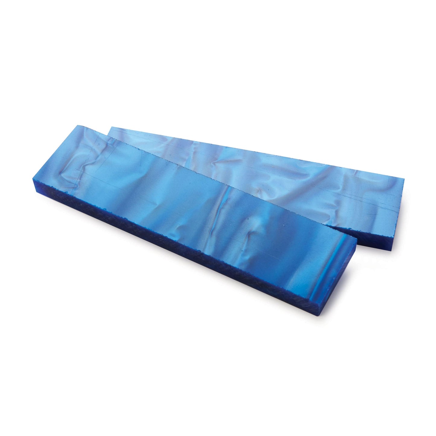 Acrylic Knife Scale 10mmx40mmx153mm Cobalt alt 0