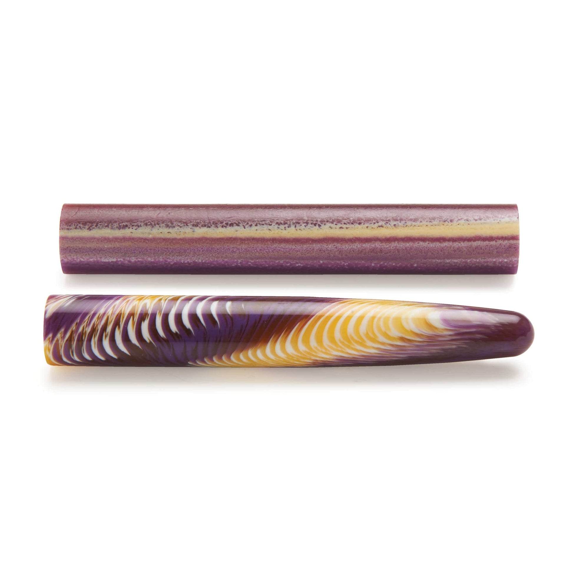 Poly Resin Round Pen Blank Mardi Gras alt 0