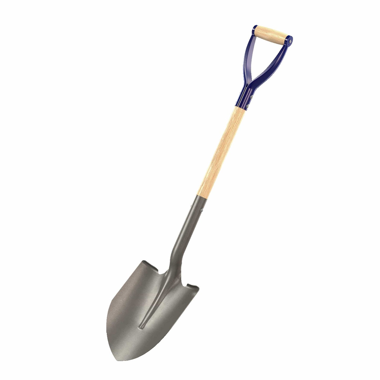 Round Point Closed Back Shovel Industrial Grade with 27" Wood Handle alt 0