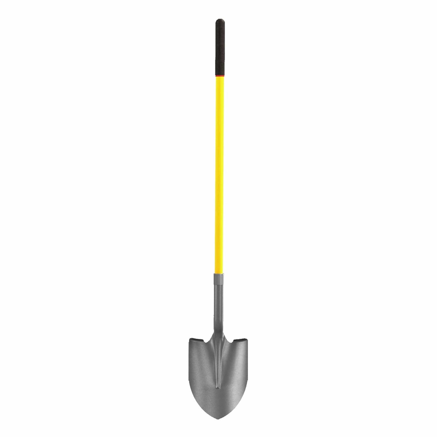 Round Point Closed Back Shovel Industrial Grade with 48" Fiberglass Handle alt 0