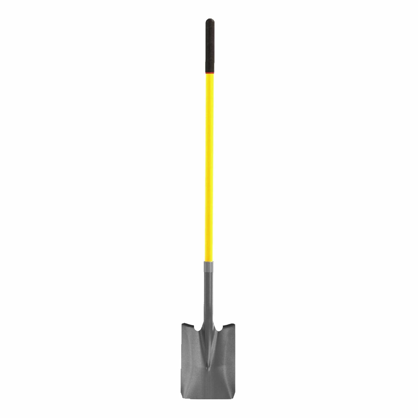 Square Point Closed Back Shovel Industrial Grade with 48" Fiberglass Handle alt 0